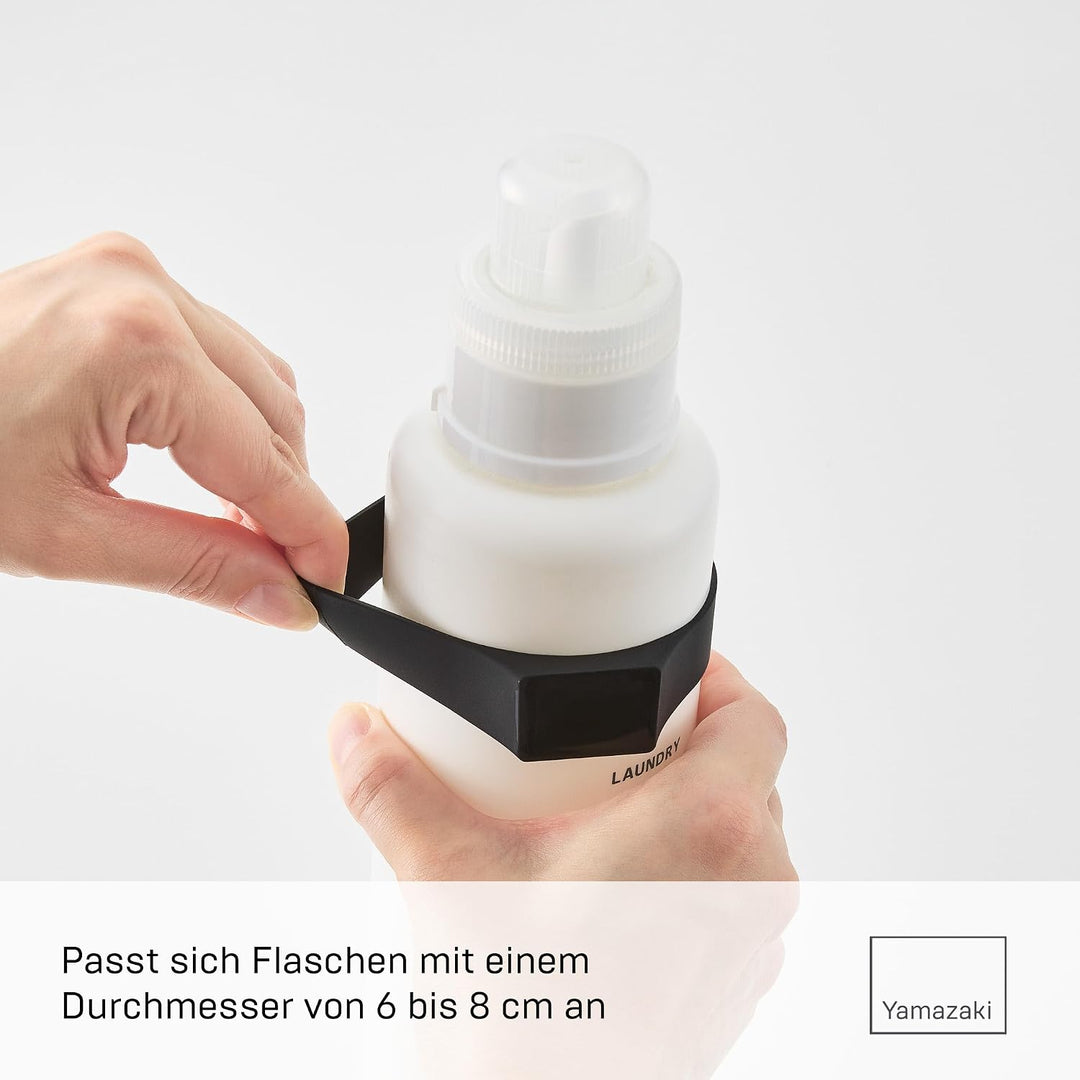 Yamazaki 1309 Tower Magnetisches Silikon-Band, schwarz, Silikon/Magnet, minimalistisch, 6,2 x 7,1 x