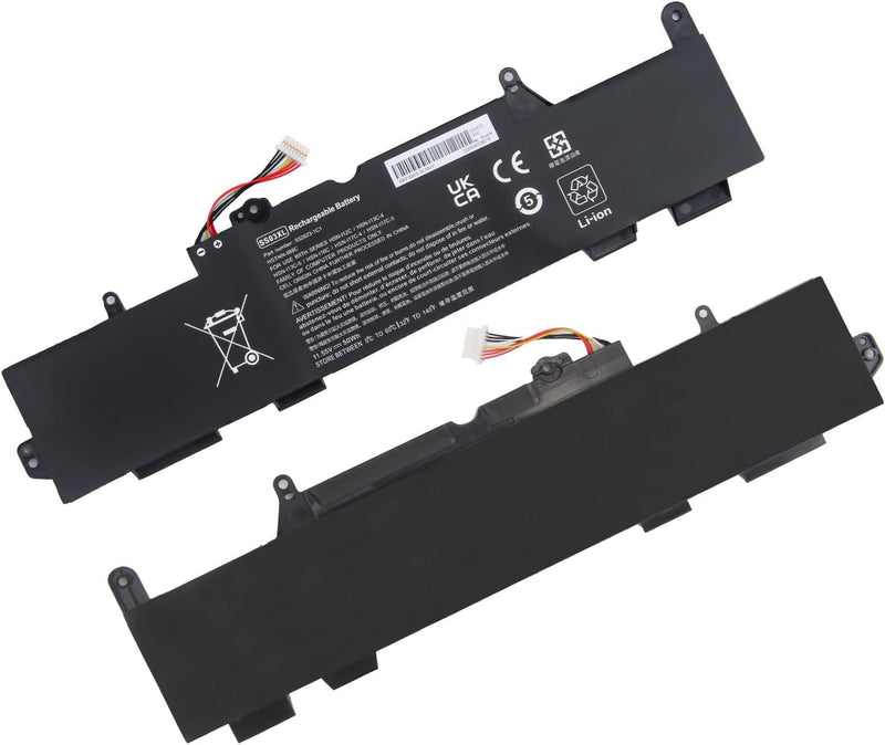 Wikinu 50Wh SS03XL 933321-855 Laptop Akku für Hp EliteBook 730 735 740 745 755 830 840 846 G5, 730 7