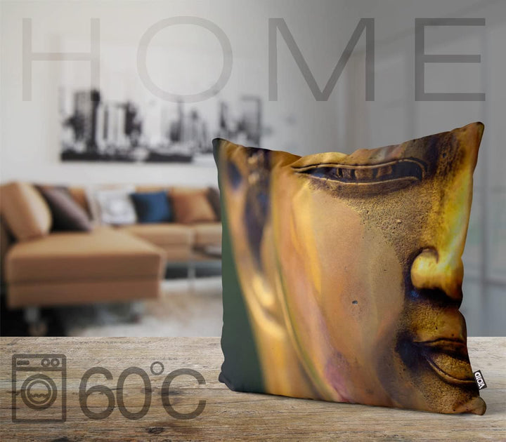 VOID Golden Buddha Kissenbezug Kissenhülle Sofakissen Kissen Deko Outdoor-Kissen Dekokissen, Kissen