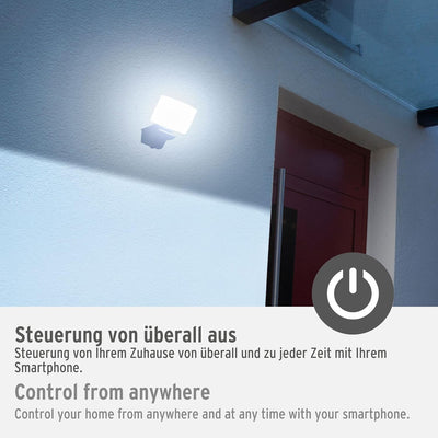 Brennenstuhl Connect WiFi LED Strahler WF 2050 (20W, 2400lm, IP54, diverse Lichtfunktionen über App