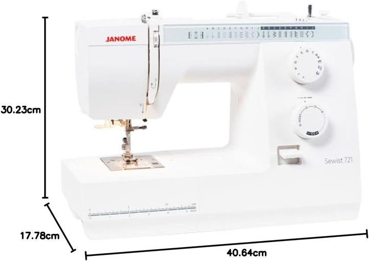 Janome Sewist 721 Nähmaschine mit Bonuspaket