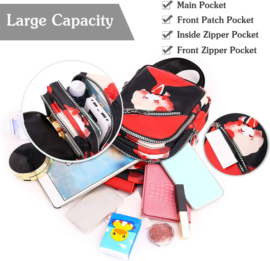 FANDARE Damen-Brusttasche, modisch, Umhängetasche, Umhängetasche, Schultertasche, für Wandern, Outdo