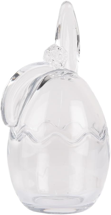 Clayre & Eef Glastopf Ei 9x8x17 cm Transparant Glas