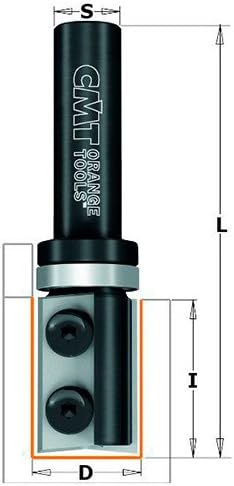 CMT Orange Tools 656.160.11 – Fräser HW mit Messer für Bohren und Gestalten Z2 S 8 D 16 x 35 x