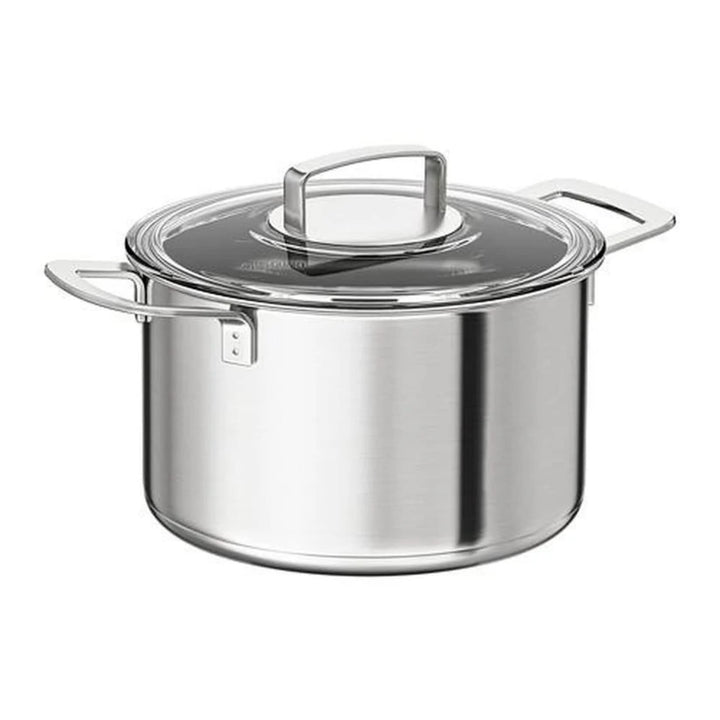 IKEA Ikea 365+ Topf mit Deckel, 8,0 l, Edelstahl