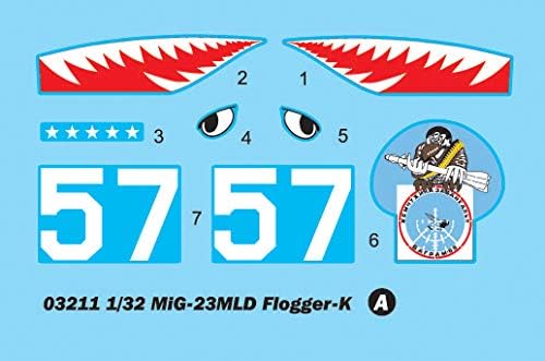 Trumpeter 03211 Modellbausatz MiG - 23 MLD Flogger-K