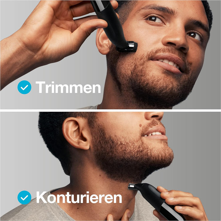 Braun Series X All-in-One Barttrimmer / Bodygroomer / Elektrorasierer Herren / Haarschneidemaschine,
