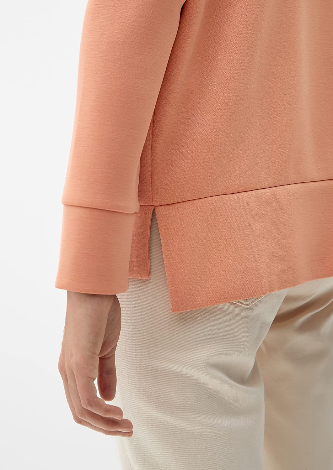 s.Oliver BLACK LABEL Damen Sweatshirt 32 Orange 2275, 32 Orange 2275