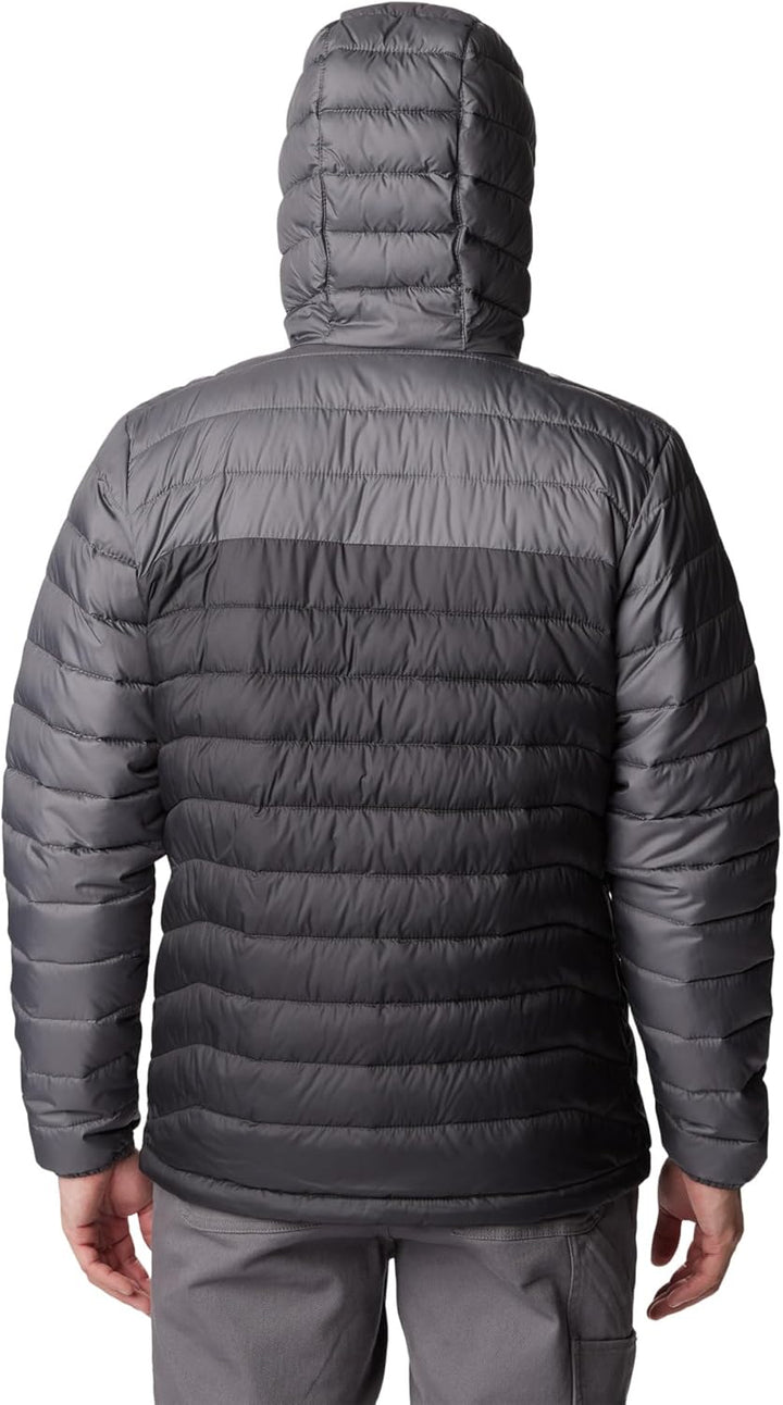 Columbia Herren Powder Lite Kapuzenjacke Shark, City Grey S, Shark, City Grey S