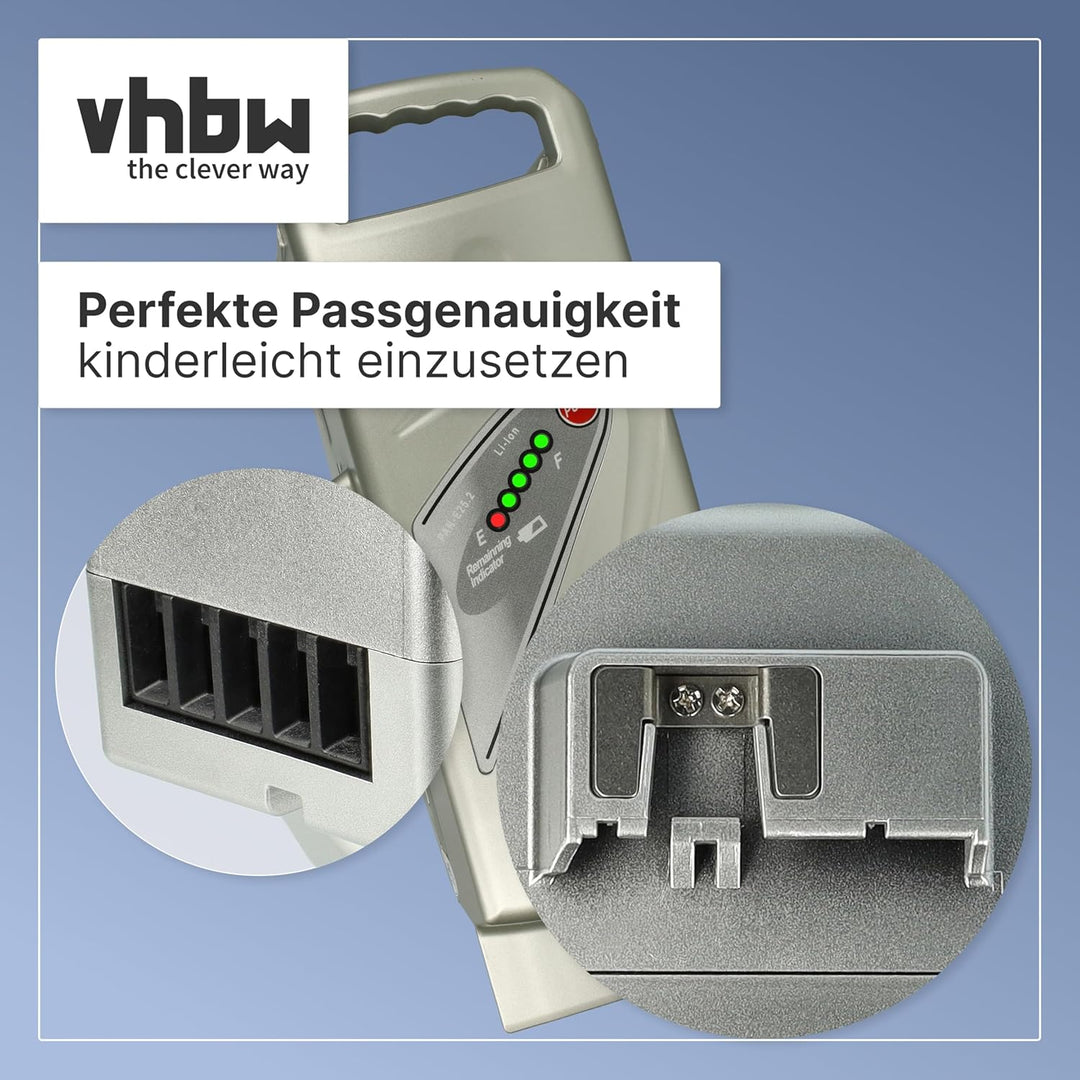 vhbw Akku kompatibel mit Panasonic Flyer S Eco 26", S Eco 28", R XT, R Street, R Tour, R Urban E-Bik