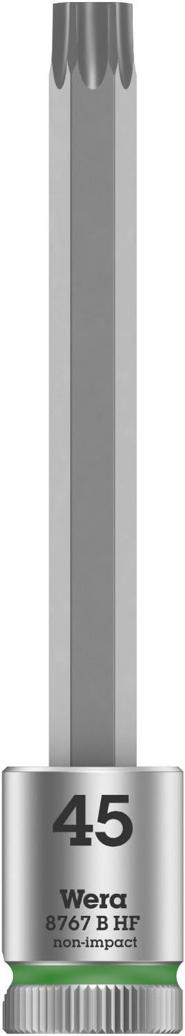 Wera 05003185001 8767 B TORX HF 1 Zyklop Bitnuss-Satz Torx, mit 3/8 Zoll-Antrieb, mit Haltefunktion,