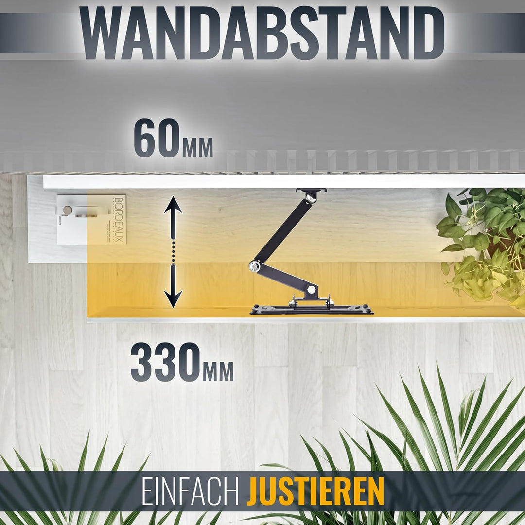 RICOO TV Wandhalterung Fernseher Halterung S2322 schwenkbar neigbar Fernsehhalterung Wand für 32-55