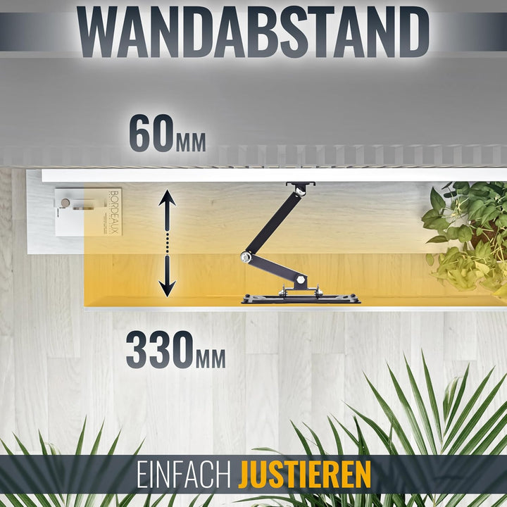RICOO TV Wandhalterung Fernseher Halterung S2322 schwenkbar neigbar Fernsehhalterung Wand für 32-55