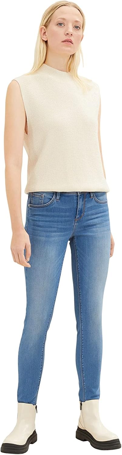 TOM TAILOR Damen Alexa Skinny Jeans 25W / 30L 10281 - Mid Stone Wash Denim, 25W / 30L 10281 - Mid St