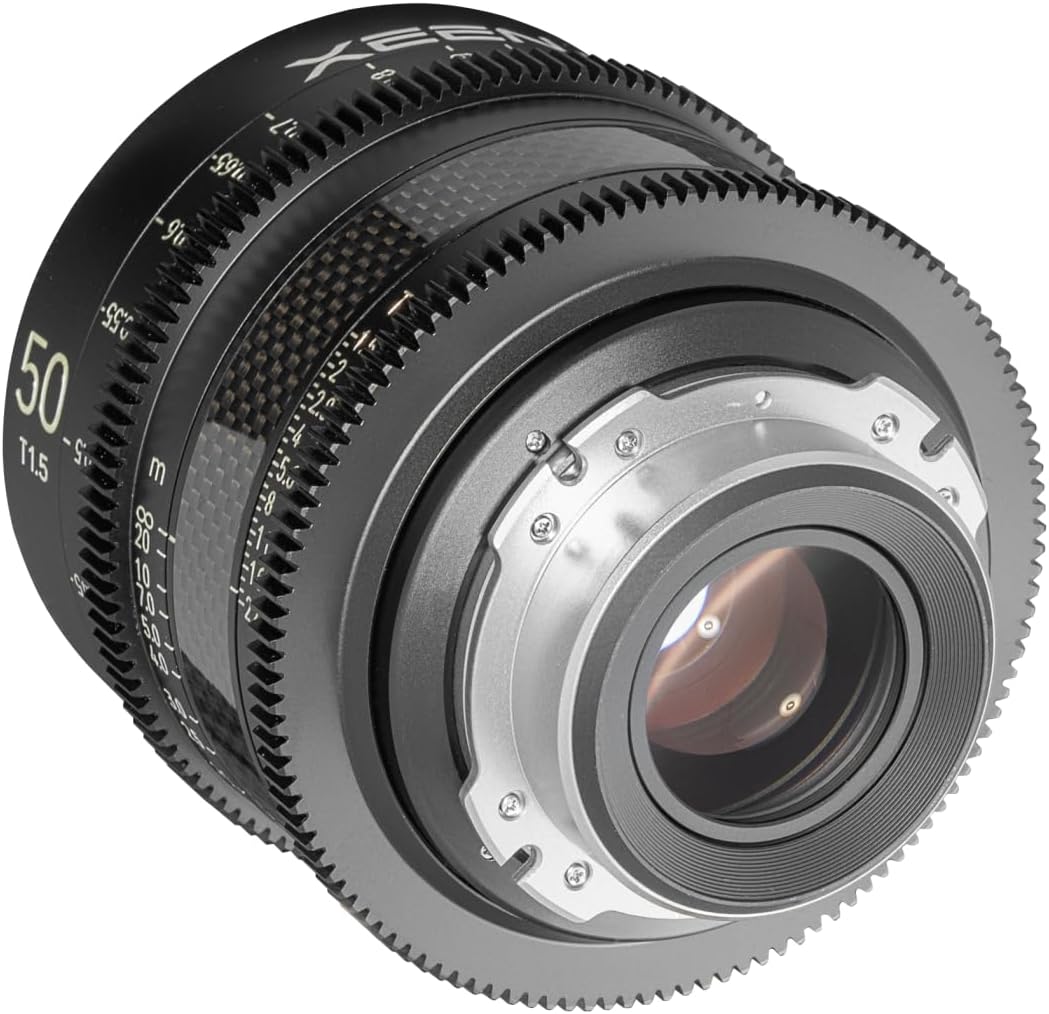 XEEN CF Cinema 50mm T1,5 PL Vollformat – professionelles Cine-Objektiv – Carbon Linsenzylinder – ext