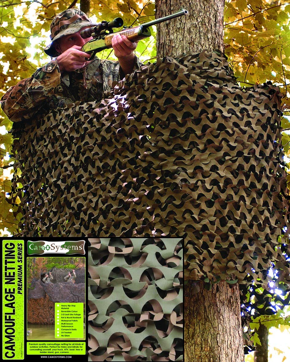 Mil-Tec Unisex – Erwachsene Basic Netzdecken, Woodland, One Size
