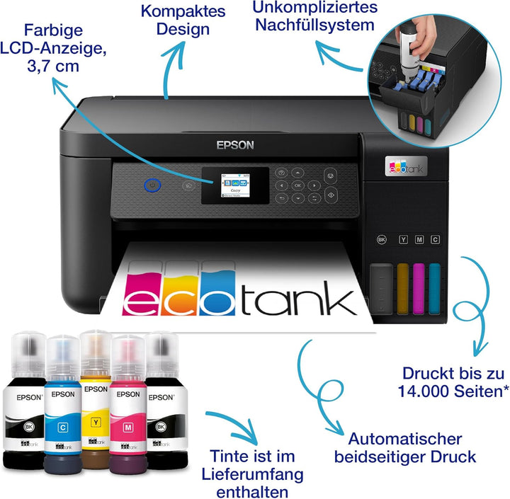 Epson, Monochrom - EcoTank ET-2851 MFP