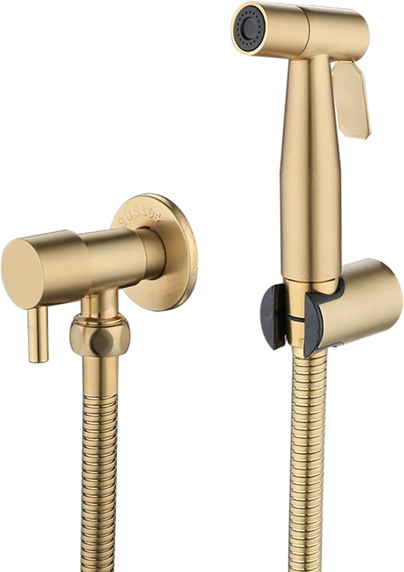 [LOSCHEN]Bidet Toilettensprüher, Hand Bidet Sprayer, Bidet Handbrause, Edelstahl Duschkopf Bidet Arm