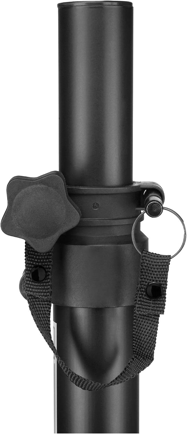 Pronomic SPS-1S Boxenstativ Stahl - Boxenständer mit Stabiler extra breiter Dreibein-Konstruktion -