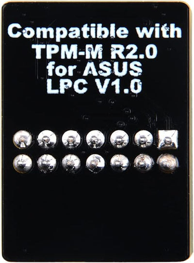 NewHail TPM2.0 Modul LPC 14Pin Modul mit Infineon SLB9665 für ASUS Motherboard kompatibel mit TPM-M