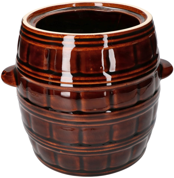 KOTARBAU® Keramiktopf 5 L Steinguttopf Sauerkrauttopf zum Einlegen von Speisen, 5 L