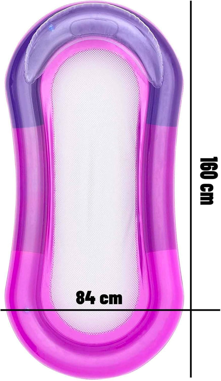 Bestway Luftmatratze „Hängematte“ 160 x 84 cm, Lila Single Violett, Single Violett