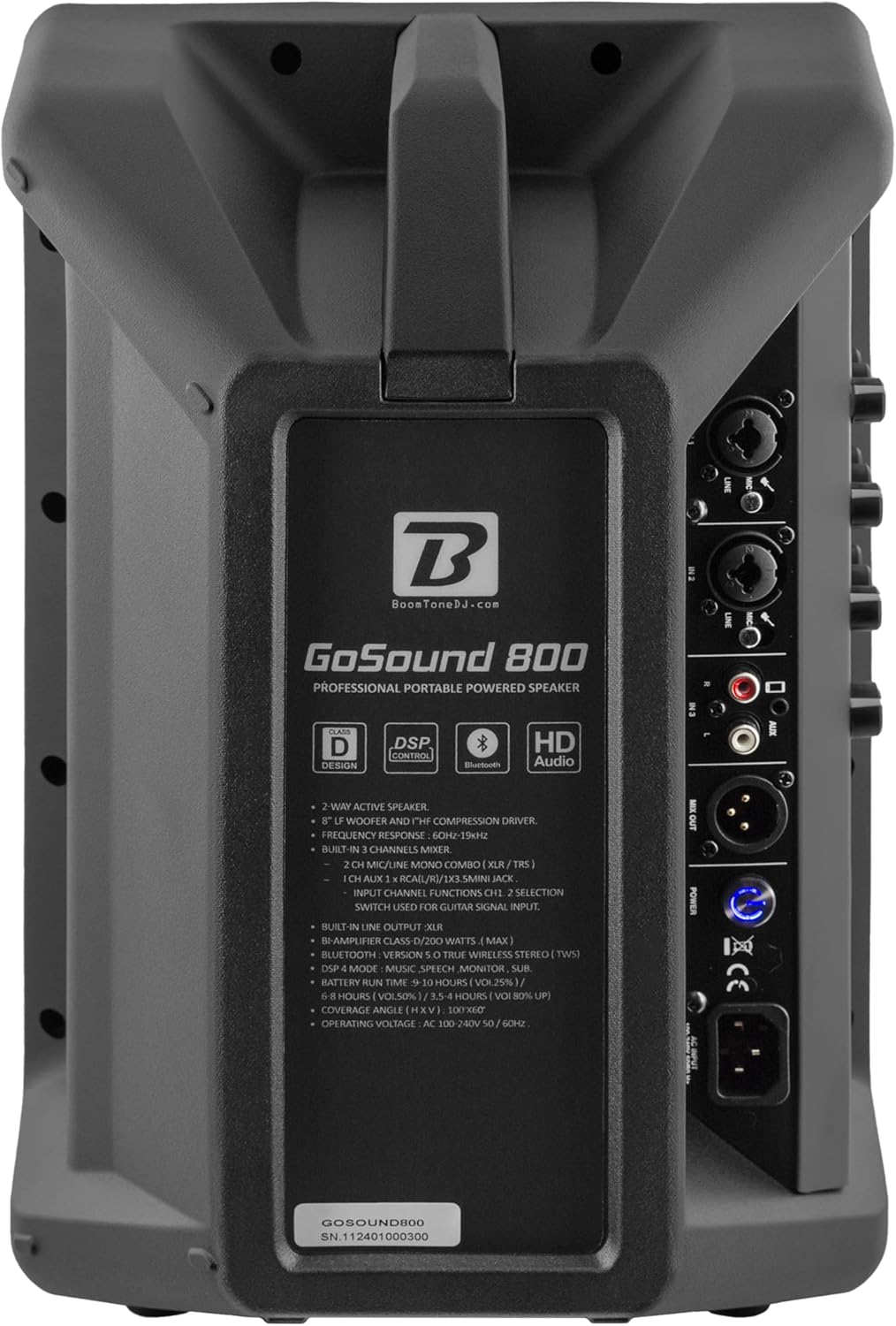 BoomToneDJ GoSound 800