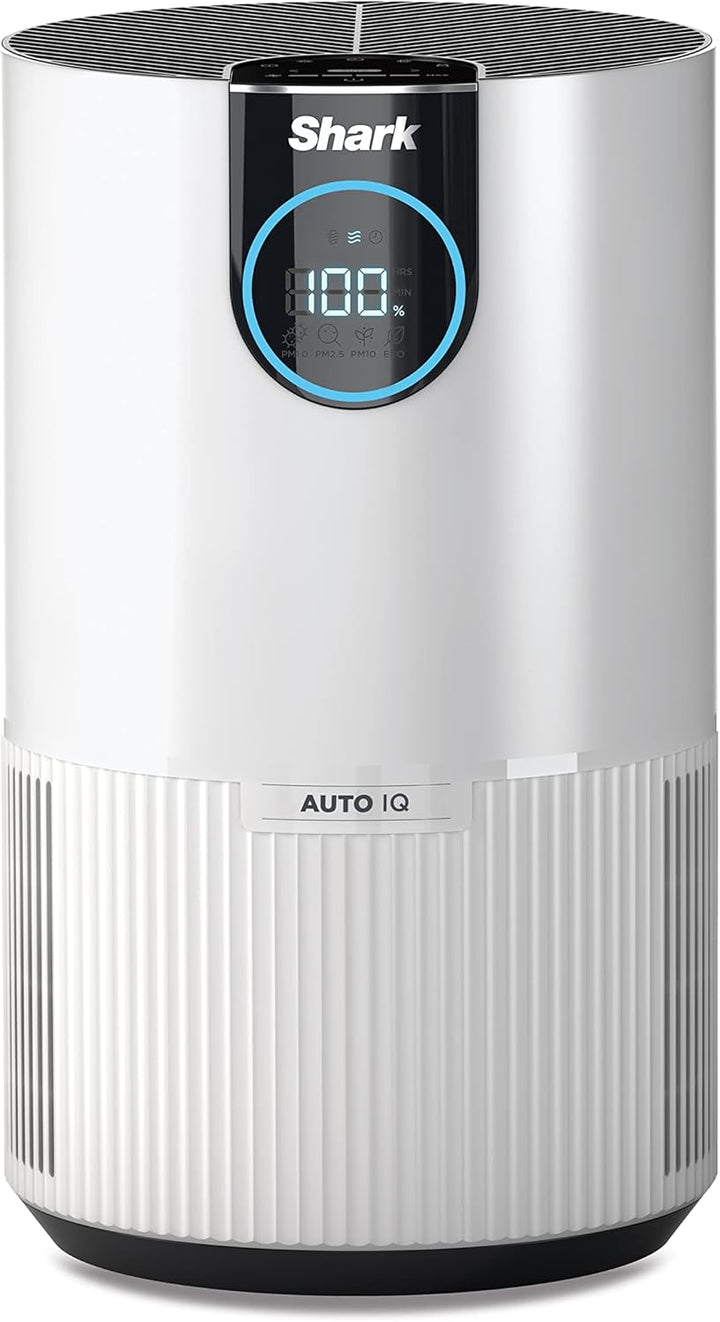 Shark Compact HEPA Luftreiniger Zuhause, HEPA-Filter, entfernt Allergene & Bakterien, Abdeckung 60m²