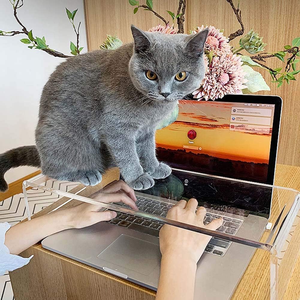 Anti-Katze Klare Acryl-Tastaturabdeckung, Verhindern Sie DASS Katzen Die Tastatur Berühren，Tastatur