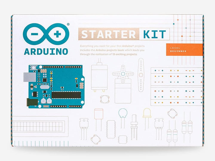 Official Arduino Starter Kit [K000007] (English Project Book) - Komplettset zum Erlernen von Elektro