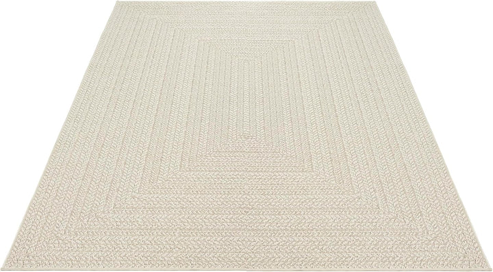 Mia´s Teppiche Soil - wetterfester In- und Outdoor Teppich im Natürlichem Jute-Look, wetterfest, gee