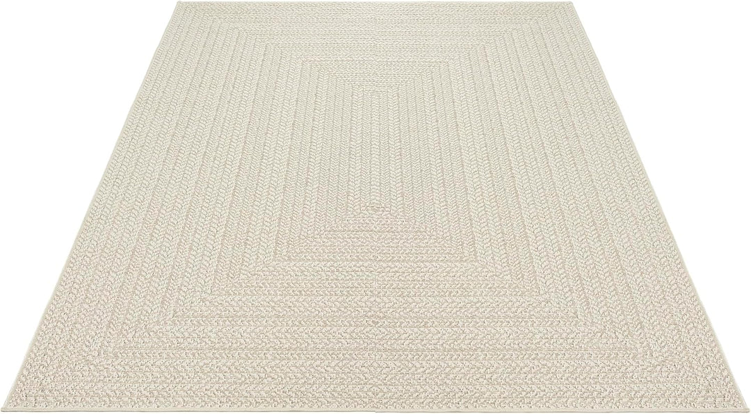 Mia´s Teppiche Soil - wetterfester In- und Outdoor Teppich im Natürlichem Jute-Look, wetterfest, gee