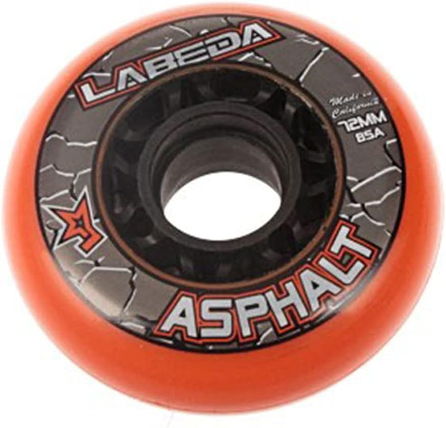 Labeda Gripper Asphalt Rollen 4er Set Profi Outdoor Rolle (76 mm)