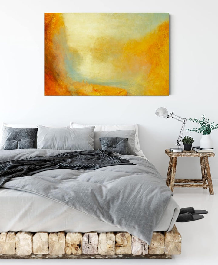 Generisch William Turner - Falls of the Clyde als Leinwandbild / Grösse: 100x70 cm / Wandbild / Kuns