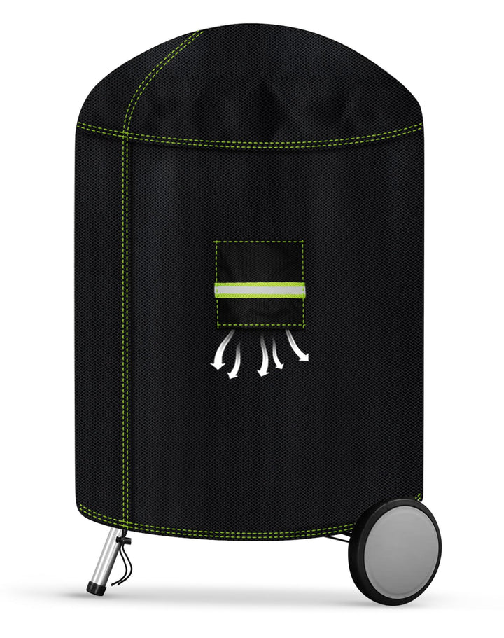 VDISRR Kugelgrill Abdeckung, 600D Oxford Heavy Duty Grillabdeckung für Weber Kugelgrill 57 cm, Grill