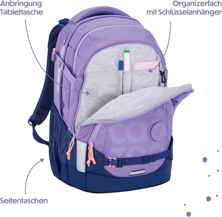 coocazoo Schulrucksack Mate, ergonomischer & anpassbarer Tornister, höhen- & grössenverstellbar, mit