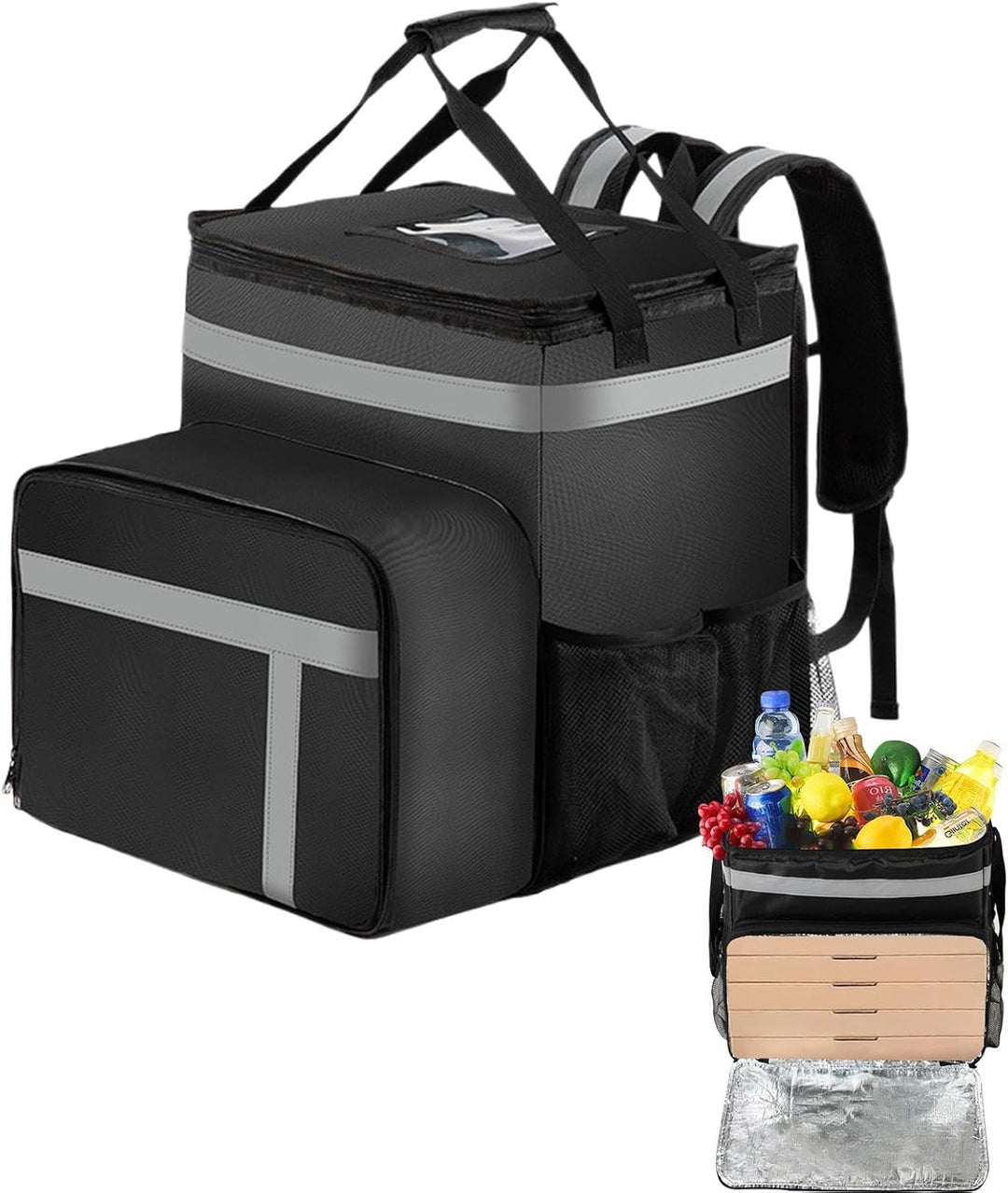 Isolierter thermischer Rucksack, isolierter Picknick -Rucksack Leichte | Hochleistungs -Lunch -Koffe