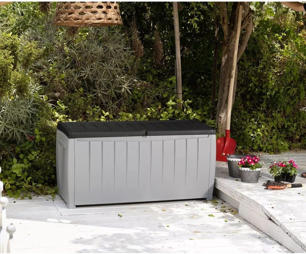 Keter Aufbewahrungsbox Gartenbox Auflagenbox Truhe Kissenbox Novel 17198681