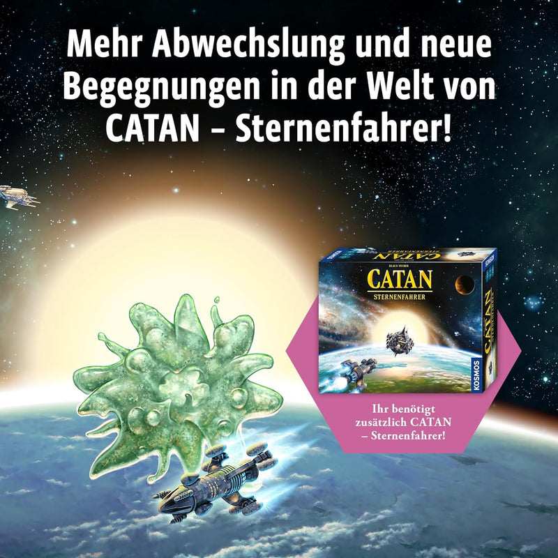 KOSMOS 683535 Catan - Sternenfahrer Erweiterung - Neue Begegnungen, nur spielbar mit Catan Sternenfa