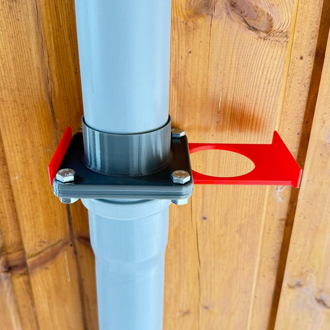 3er Set Blastgate DN 50 mm mit Muffe | Luft-Absperrschieber | Werkstattabsaugung | Späneabsaugung |