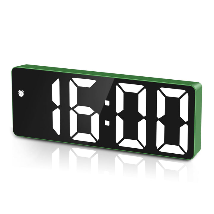 Wecker Digitale, LED-Uhr, elektronische Tischuhr mit Temperaturanzeige, Reisewecker, einstellbare He