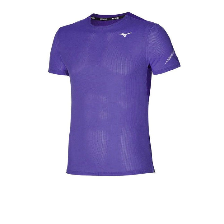 Mizuno Herren Dryaeroflow Tee T-Shirt S Violet Blue, S Violet Blue