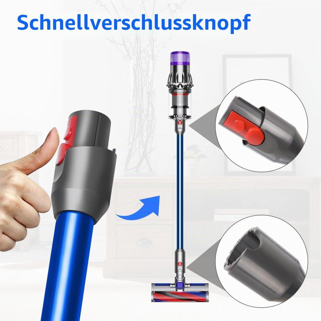 Verlängerungsrohr für Dyson V12 Detect Slim Stabstaubsauger, Ersatz Teleskoprohr Schnellspanner Verl