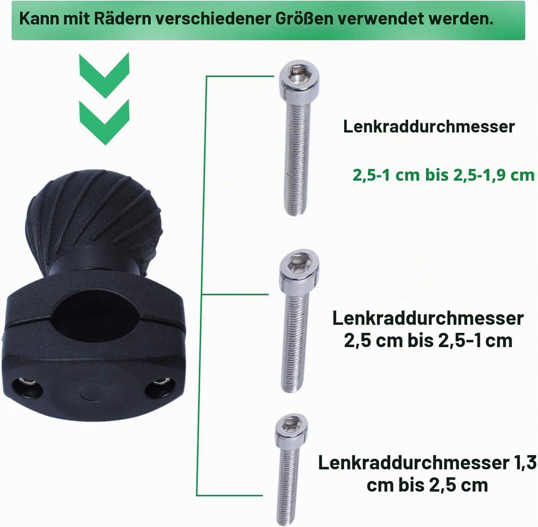 Lenkradknauf Spinner Kompatibel mit Kubota John Dee-Re, Auto Lenkradknopf Universelles Lenkrad für A
