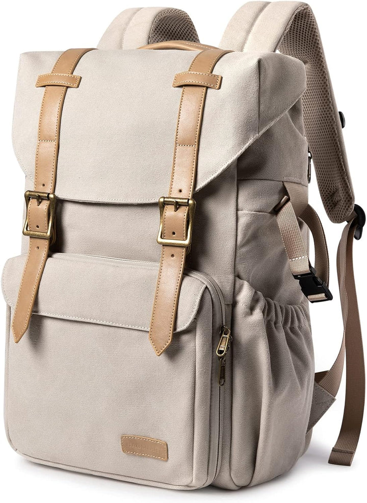 bagsmart Fotorucksack DSLR Kamerarucksack Canvas Diebstahlsicher Wasserabweisend mit Regenschutz 15
