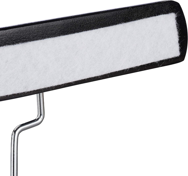 Relaxdays 48 x Hosenspanner Holz, 360° drehbarer Haken, Filzschutz, HBT 17 x 25 x 2,3cm, Kleiderbüge