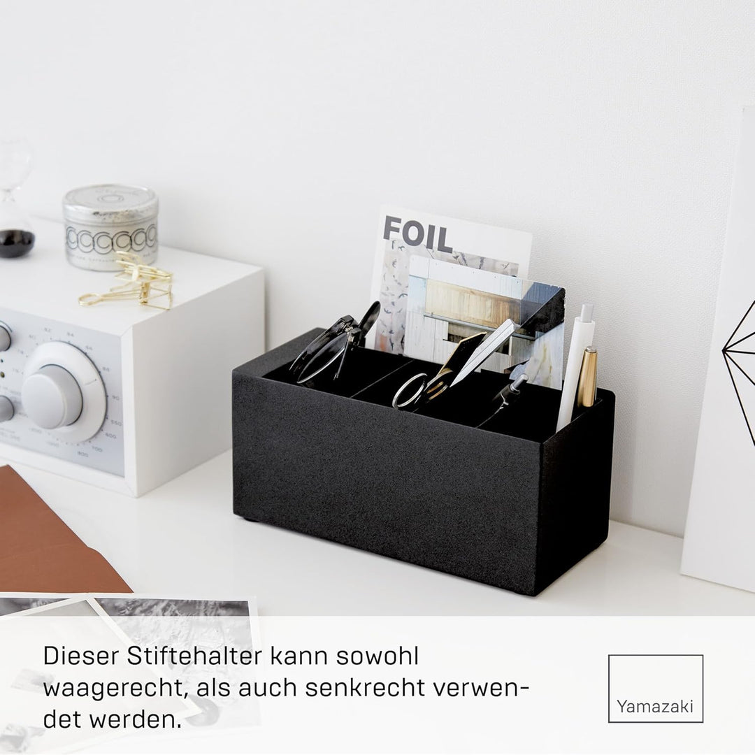 Pen stand - Tower - black Schwarz, Schwarz