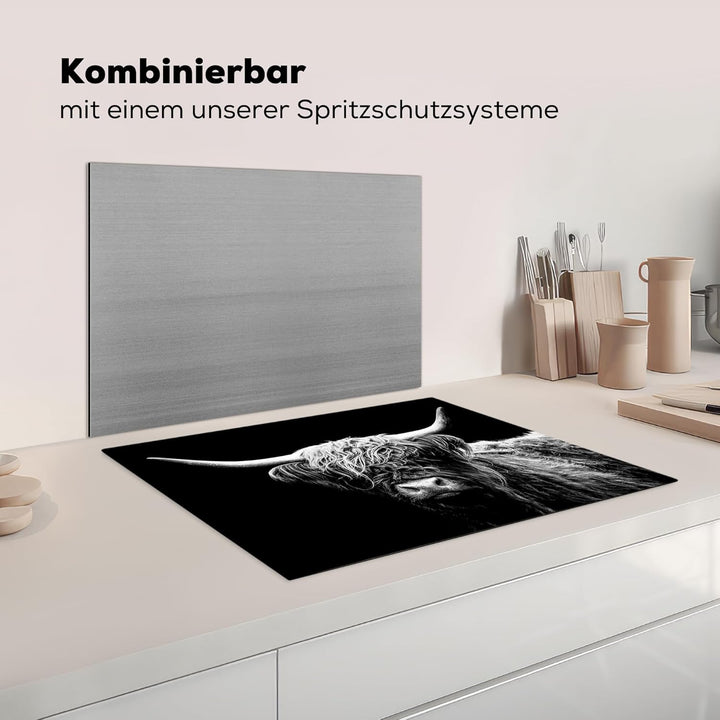 KitchenYeah© Herdabdeckplatte Einteilig Herdabdeckung Abdeckplatte für Ceranfeld Abdeckung Induktion