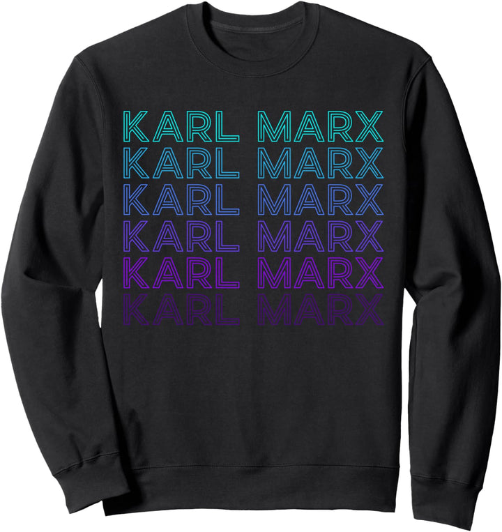 Karl Marx Kommunismus Retro Sweatshirt