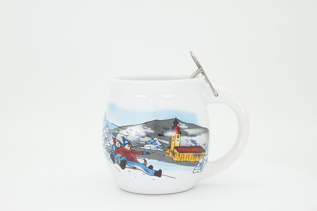 Feuerzangentasse 6er im Karton, Weiss/Winter - für Feuerzangenbowle Weiss / Winter